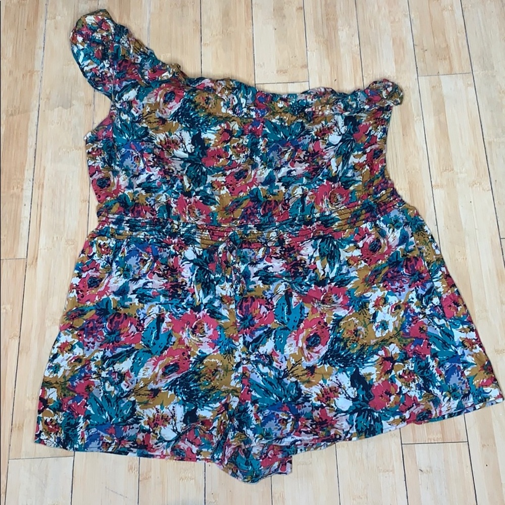 Fire Los Angeles One Shoulder Romper